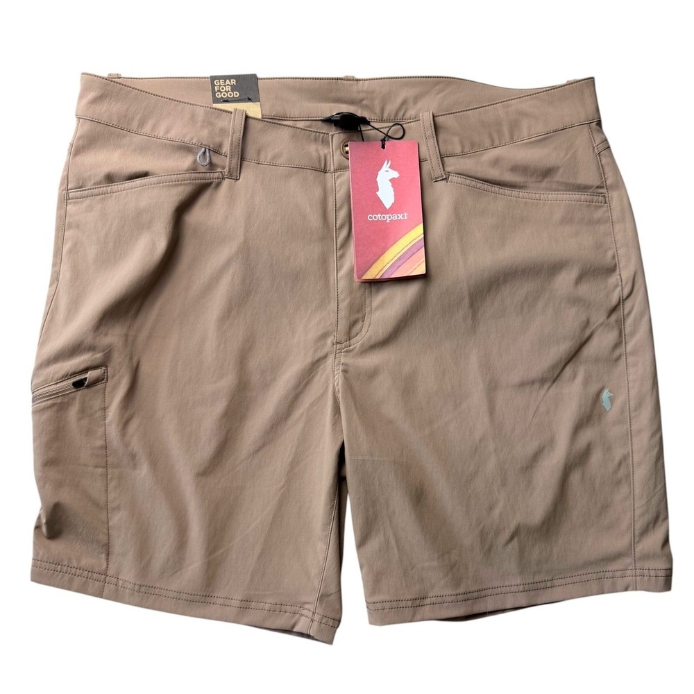 Cotopaxi Mens 40 Waist 8" Inseam Reishi Brown‎ Coraje Tech Shorts NWT